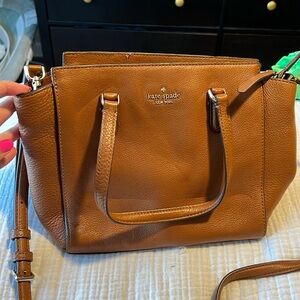 Kate Spade Brown Leather Tote Bag